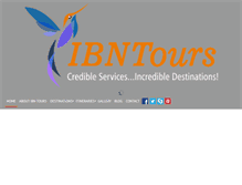 Tablet Screenshot of ibntours.com